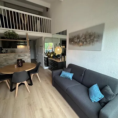 Duplex Meuble Avec Terrasse Dans Avec Piscine 公寓 *